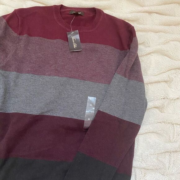 NWT Tasso Elba striped sweater - Picture 3 of 5